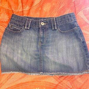 Old navy denim mini skirt